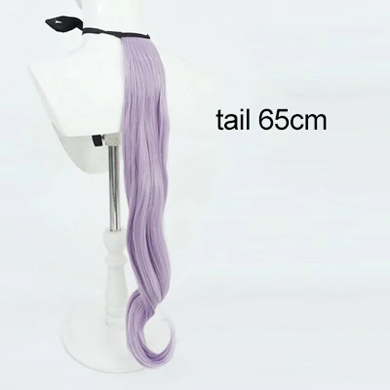 Uma Musume – perruque de Cosplay Pretty Derby Mejiro McQueen, oreilles et queue, jeu d'anime, accessoires de Costume de fête, perruques synthétiques