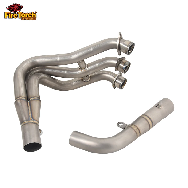 Slip For Triumph Daytona 675 R 675R 2006 - 2012 Motorcycle Exhaust Full System escape moto Modified Titanium alloy Front Pipe