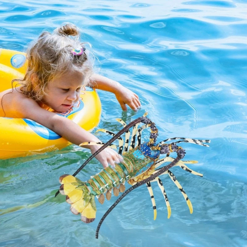 Delicate Lobster Model Educational Toy Figurine for Marine Life Enthusiasts