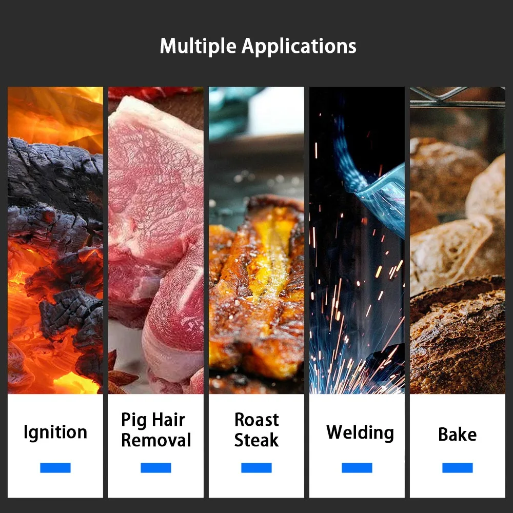 

Blue Copper Liquefied Propane Torch High Temperature Aluminum Flame Welding Torch Handheld 2.5m Soldering Tool Heating