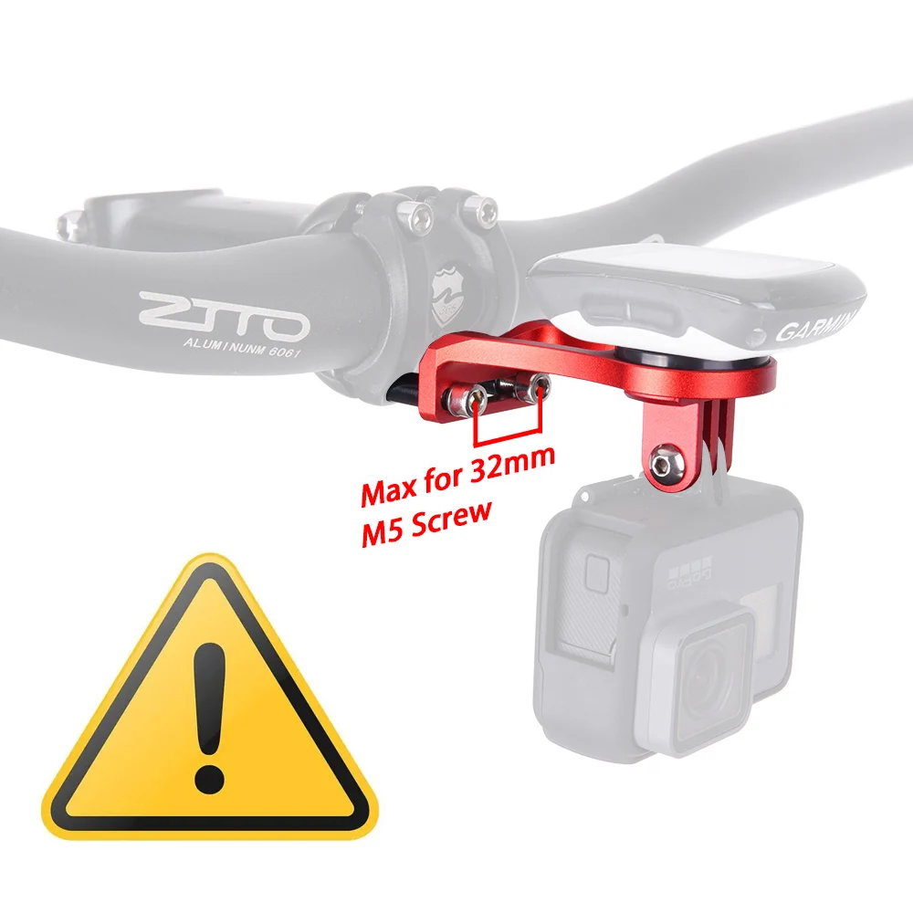 ZTTO Bicycle Stem Computer Mount Camera For Garmin Bryton GPS GoPro Sports Cam Flashlight Holder Heart Rate Road Bike MTB