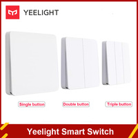 Original Yeelight Atom Wall Switch Three Versions Dual Control Two Modes Compatible with Smart and Traditional Lamps 250V