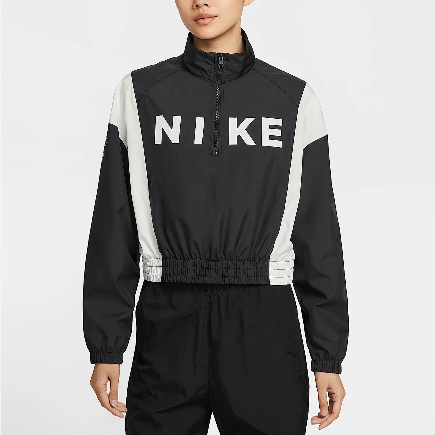 Nike genuine Sportswear women's woven patchwork loose jacket IH8479-010