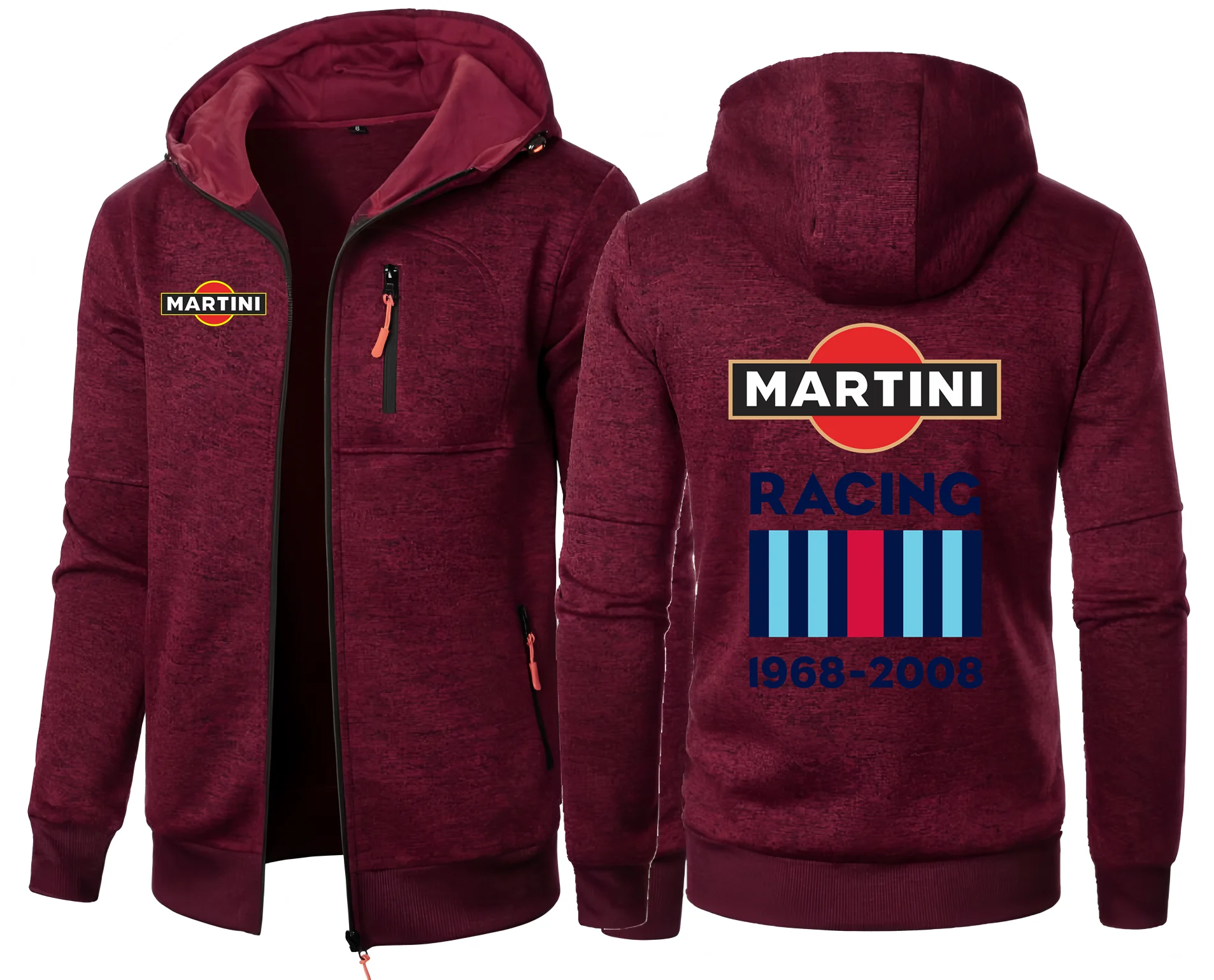 Martini Racing Auto Männer Hoodies Sweatshirts Jacquard Hoodie Fleece Männer Mit Kapuze Sweatshirt Pullover F1 Männlich Hoody Mann Sweatshirt