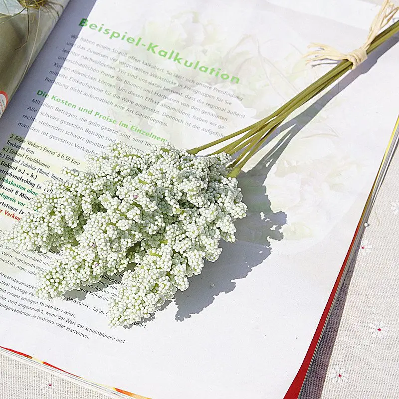 6 Stück PE Lavendel Kunstpflanzen Vasen für Heimdekoration Hochzeitsdekoration Künstliche Blumen Brautaccessoires Sonderangebot – Detail 10