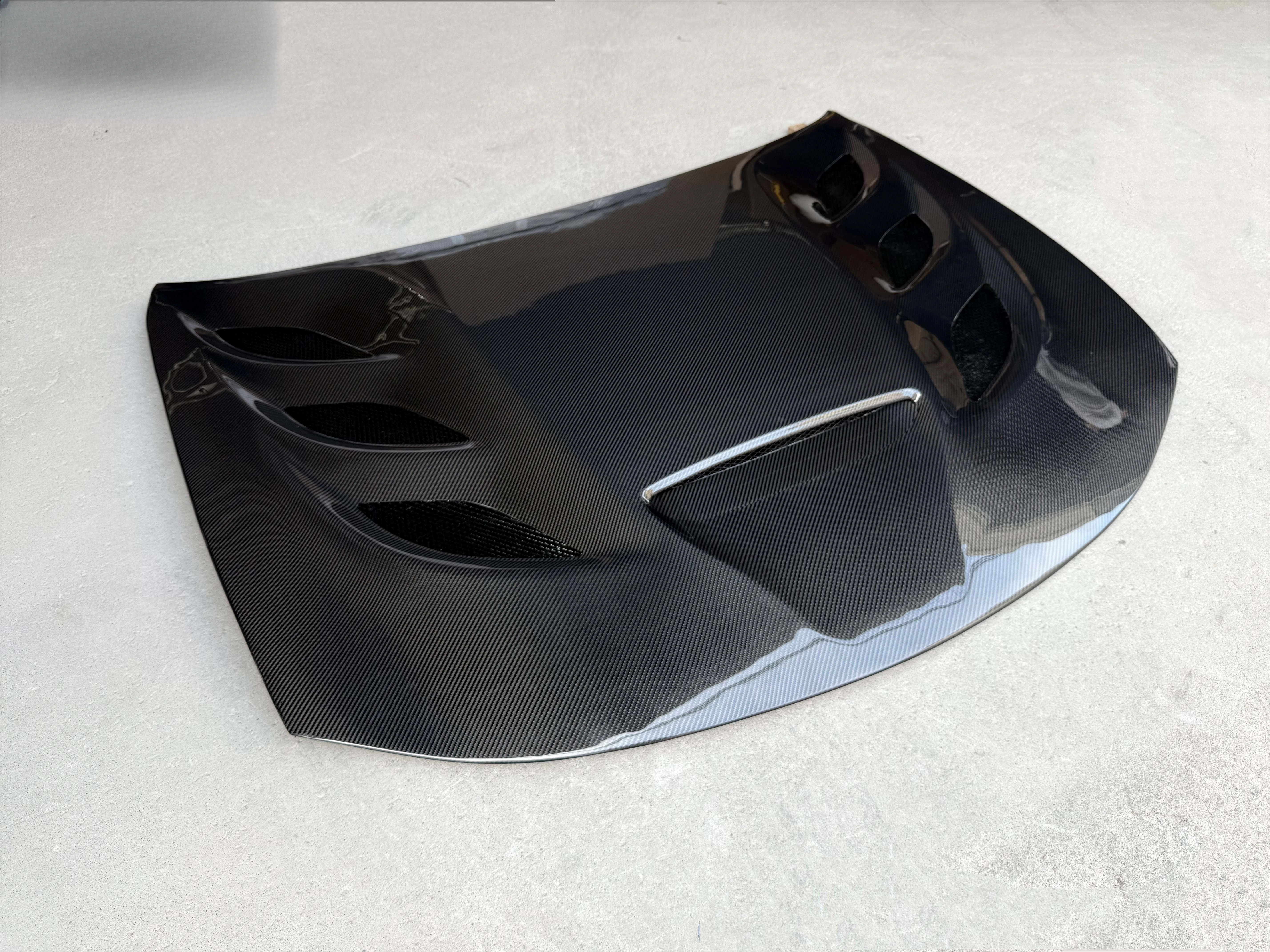 Carbon Fiber Hood for Dodge Charger 2015-2023 Modified MBJ Style Engine Hood for Dodge Replacement.