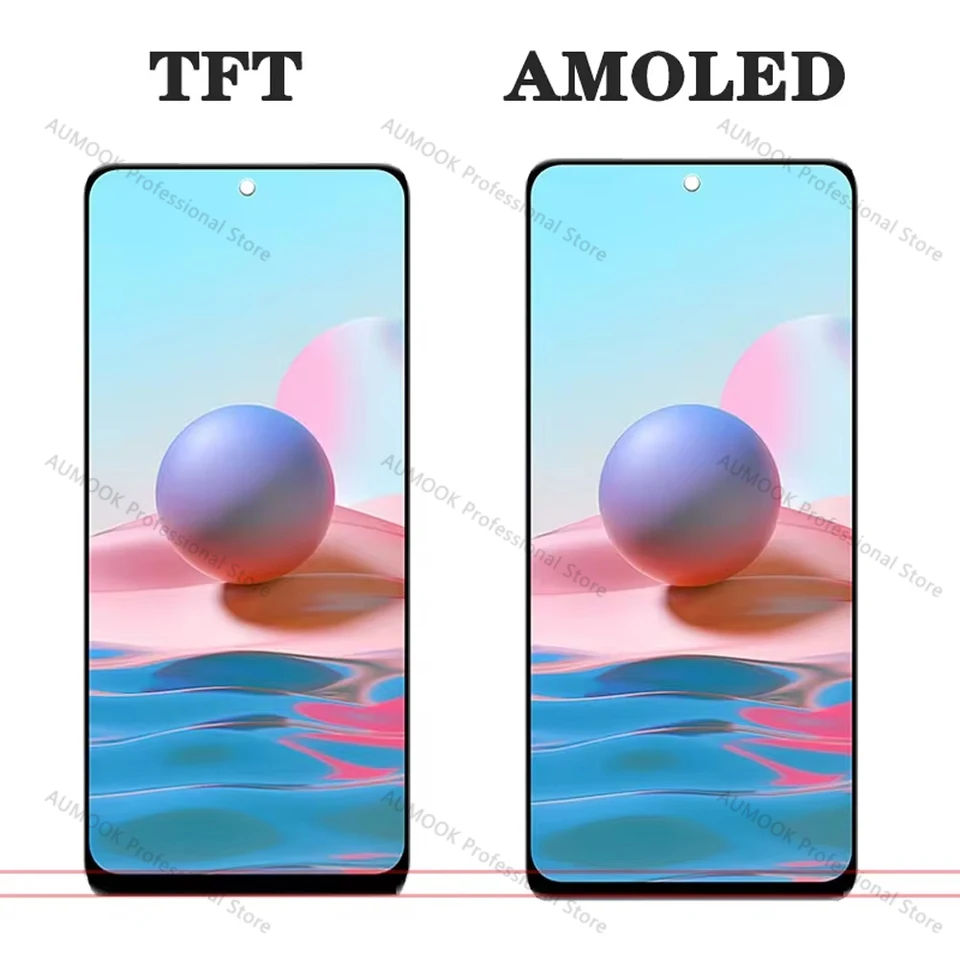 Pantalla nueva probada para Xiaomi Redmi Note 10S LCD con digitizador para Redmi Note 10 4G AMOLED M2101K7AG, pieza de repuesto 3