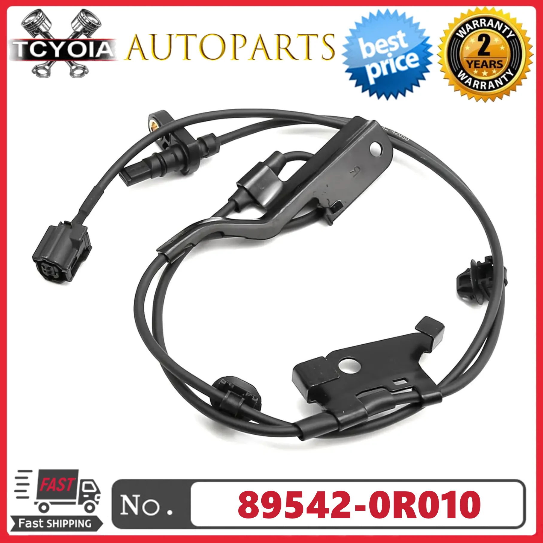 

Front Right ABS Wheel Speed Sensor 89542-0R010 895420R010 For 2006-2018 Toyota RAV4 2.4L 2.5L 3.5L