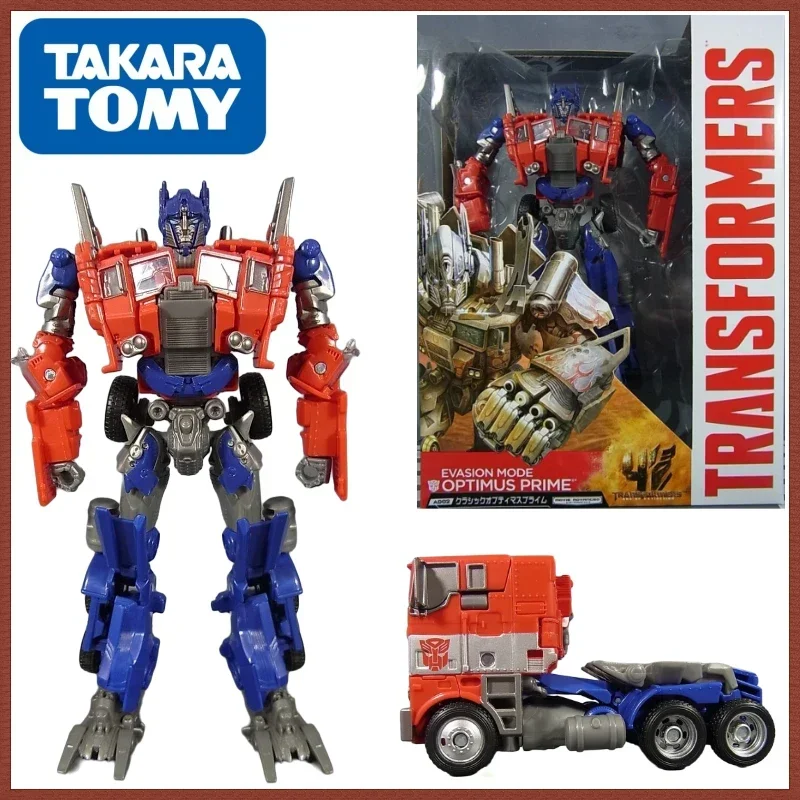 In Stock Takara Tomy Transformers Movie 4 AOE AD Series AD-02 Classic Optimus Prime Action Figures Robot Ending  Toys