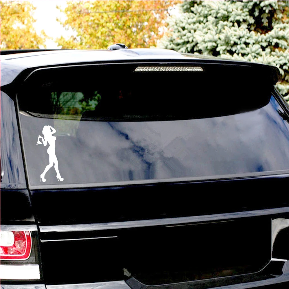 Sexy Girl Angel Devil Car Sticker JAYJOE Decal For Cars Auto Motorcycle Accessories Bumper Window Car Stickers