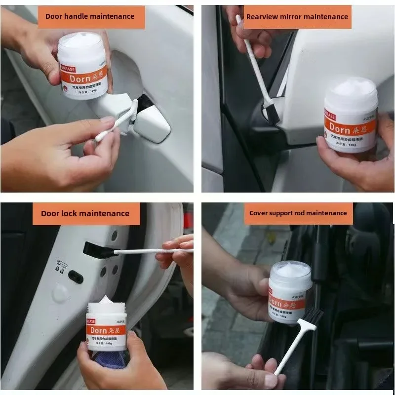 

Высокотемпературная смазка для окон автомобиля, смазка для защиты от помех, петли, направляющая для люка на крыше, шумоподавление, обслуживание ​