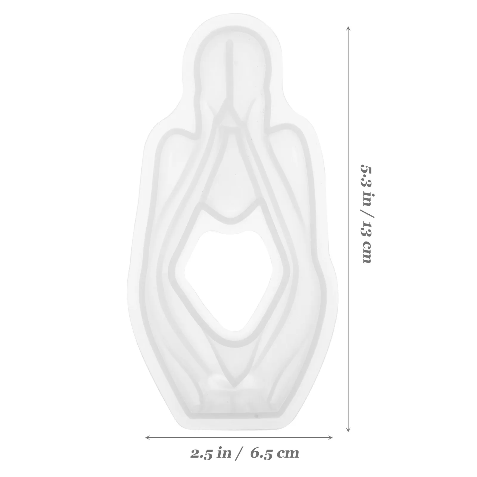 Meditation Human Thinker Mold Flexible Silicone DIY Making Mold for Aromatherapy Soap Plaster Handmade Craft Gifts