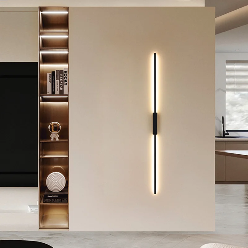 

Modern Long Led Wall Lights for Bedroom Living Room Home Decor Bathroom Mirror Wall Lamps Fixture Indoor Hallways Nordic Sconce