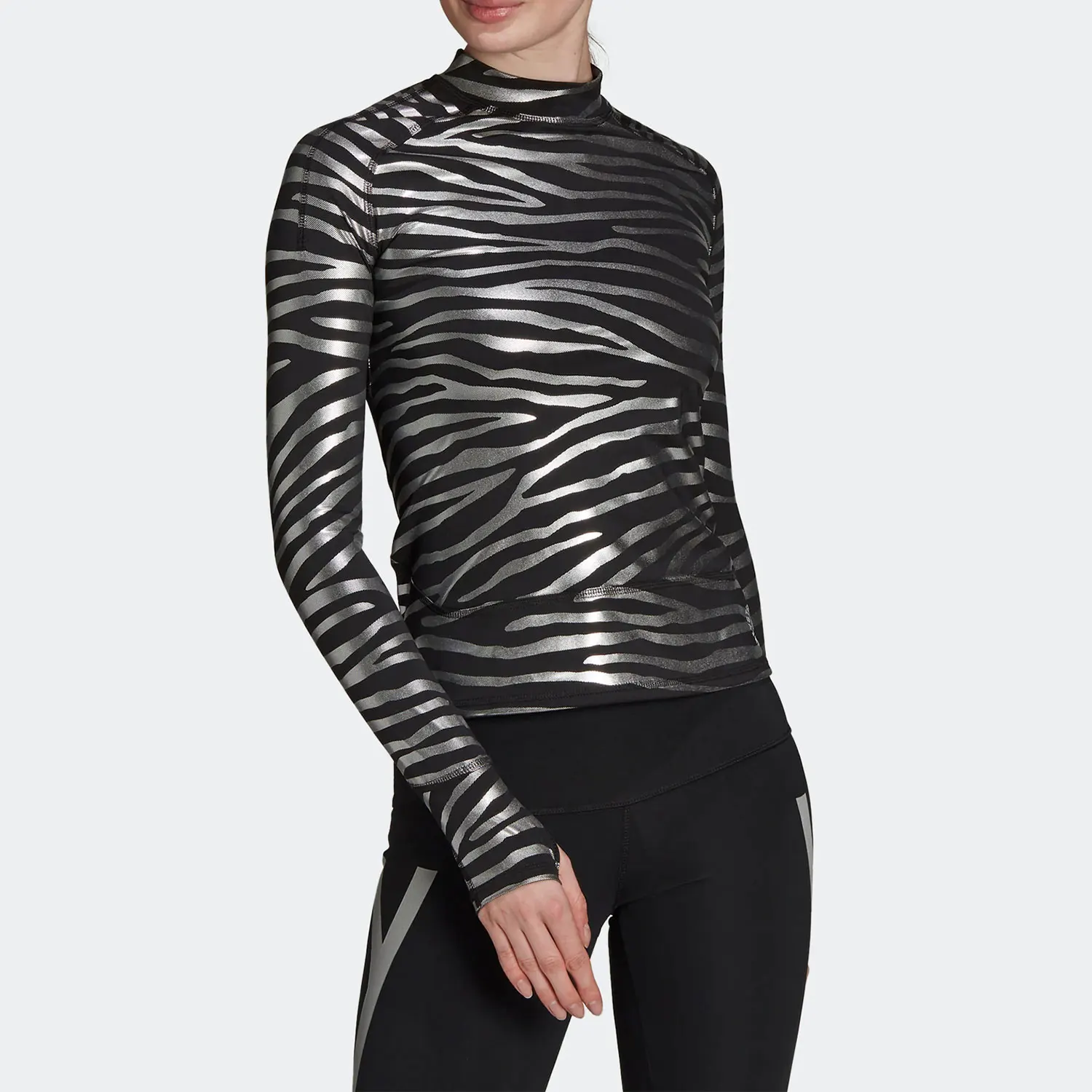 تي شيرت Adidas الرسمي aSMC LONGSL MET للسيدات بأكمام طويلة GU1604