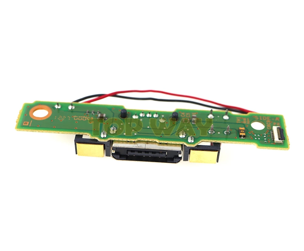 1PC Power Socket Charging Connector DC Jack Charger Socket With PCB Board For WII U WiiU Gamepad