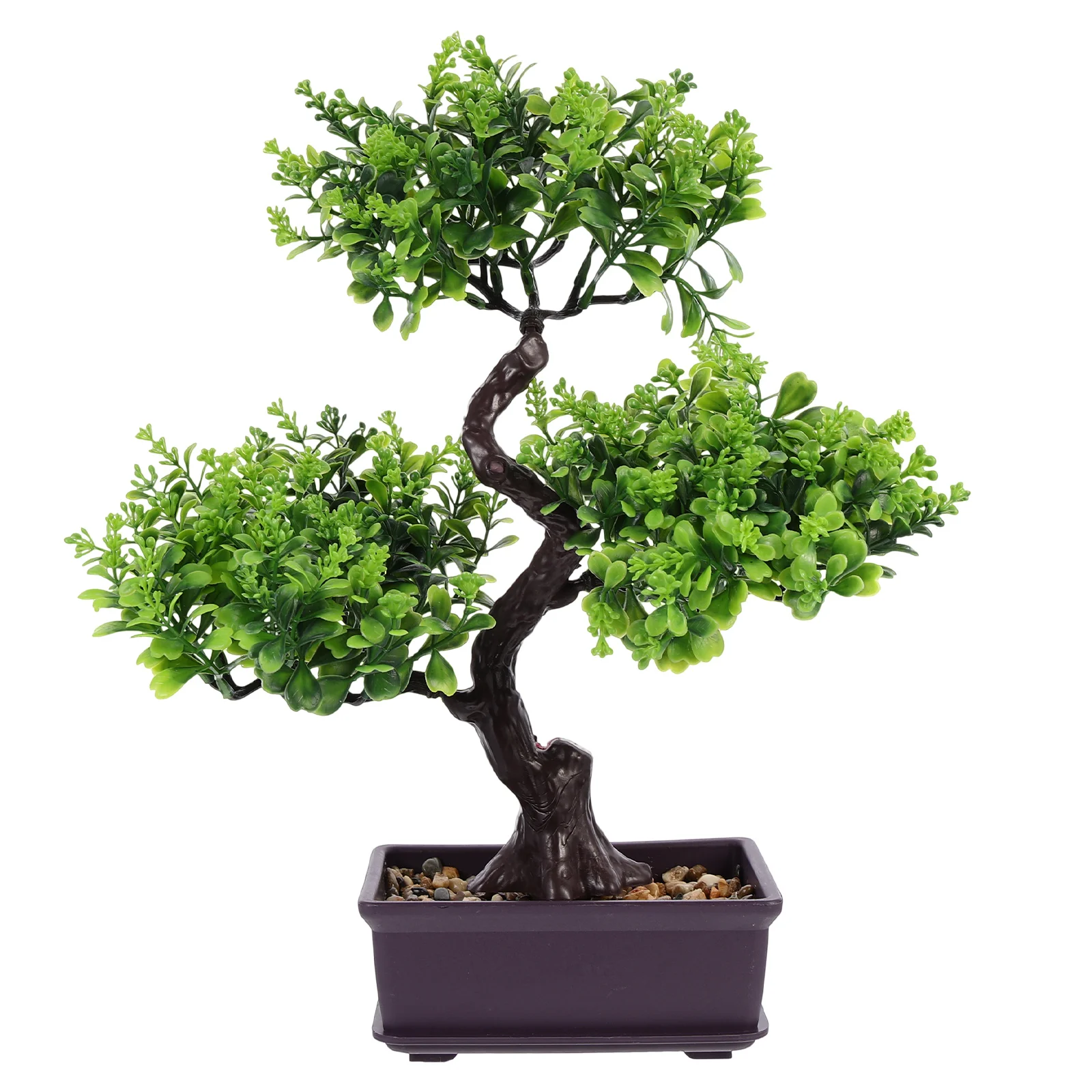 

Artificial Potted Plant Bonsai Imitation Ornaments Faux Decor Indoor Plants Outdoor Simulation Green Plastic Fake Decors