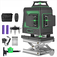 3D/4D laser level Green 12/16 lines Self-Leveling Vertical Cross Super Powerful Green 360 Horizontal Laser Level Professional