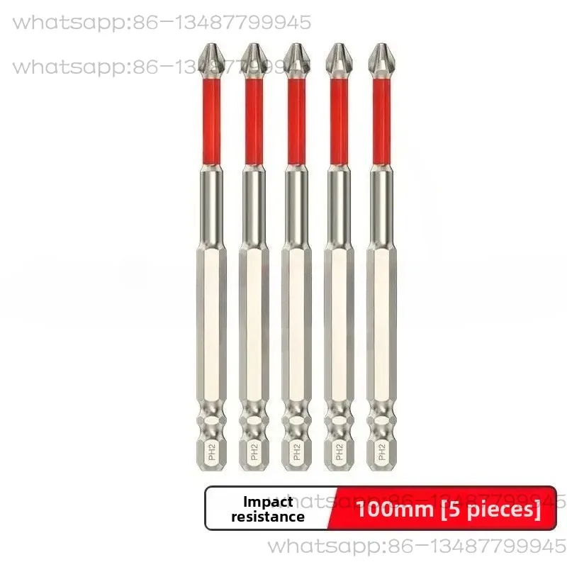 Torsion Impact Resistance 50 65 75 100 120 150 Impact Resistant Strong Magnetic Cross Bit Electric Bit Set