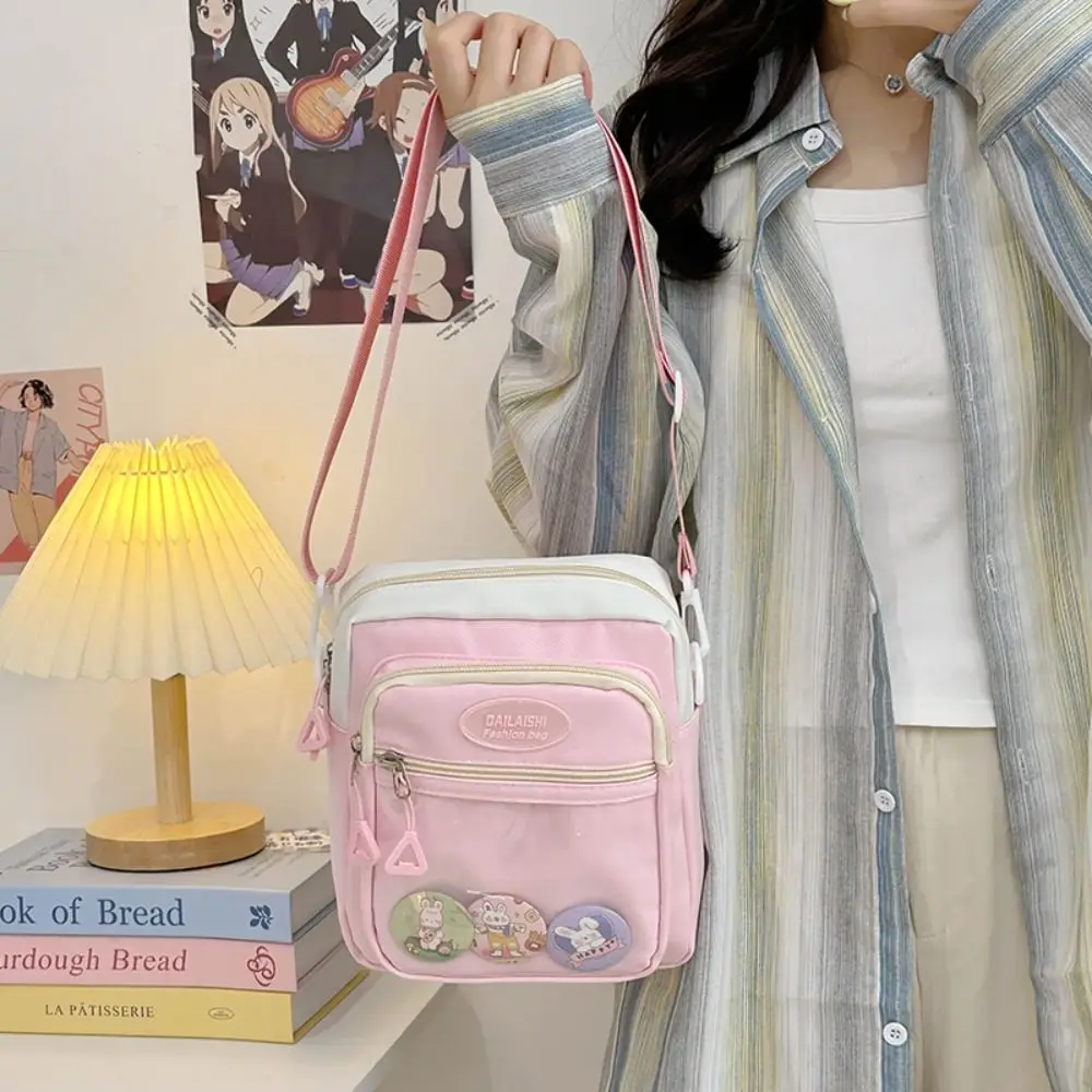 Fashion PVC Kawaii Itabag Transparent Pocket Uniform JK Shoulder Bag Crossbody Bag