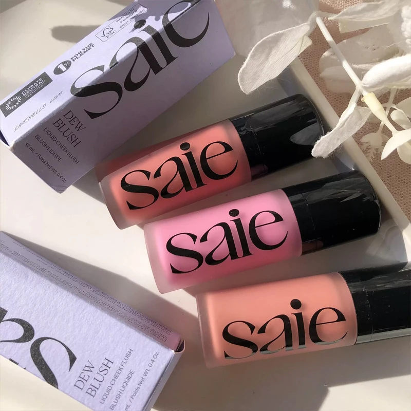 Hot Saie Brand Liquid Blush Highlighter Contouring Illuminating Shimmer Powder Quick-drying Non-sticky Natural Facial Makeup