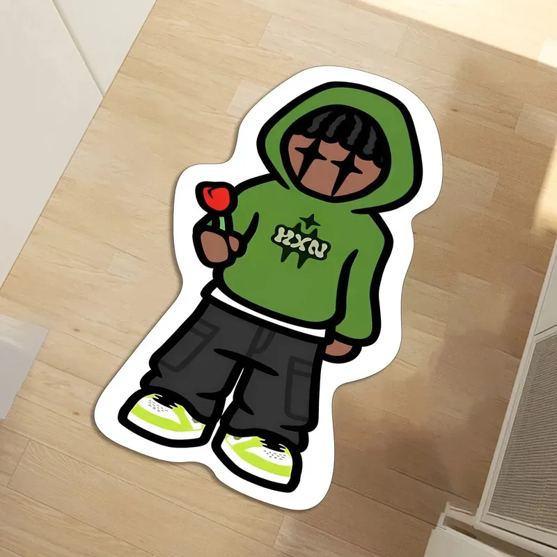 

Коврик VIKAMA Creative Cool для детской комнаты, мягкий и удобный, легко чистится, прикроватный коврик для спальни, домашний декор