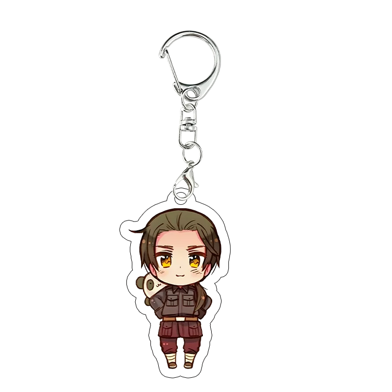 Hetalia Axis Powers Acryl-Schlüsselanhänger Frankreich Amerika Russland Kawaii Deko-Accessoires Schlüsselring Schultaschenanhänger Geschenke – Detail 15