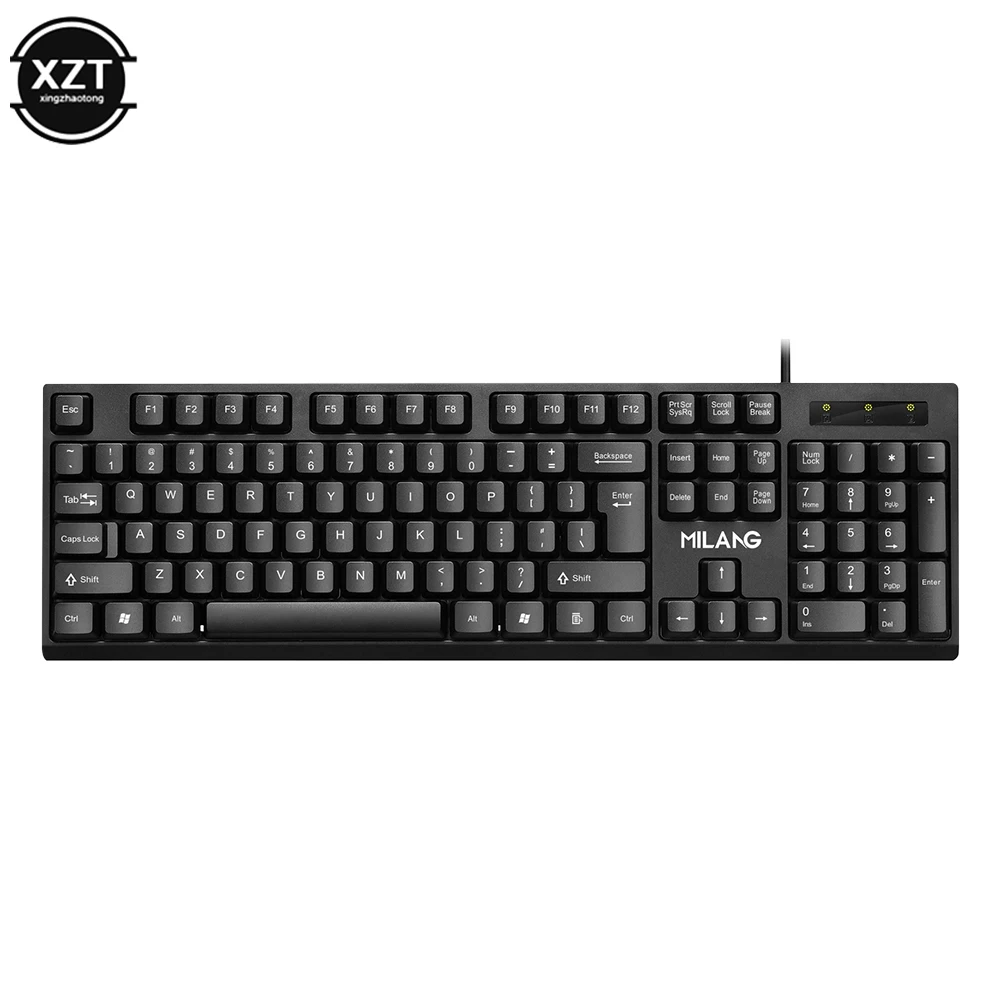 T20 Wired Keyboard and Mouse Set Suitable for Desktop Laptop All-in-One Classic Business Office Business Keyboard and Mouse Set