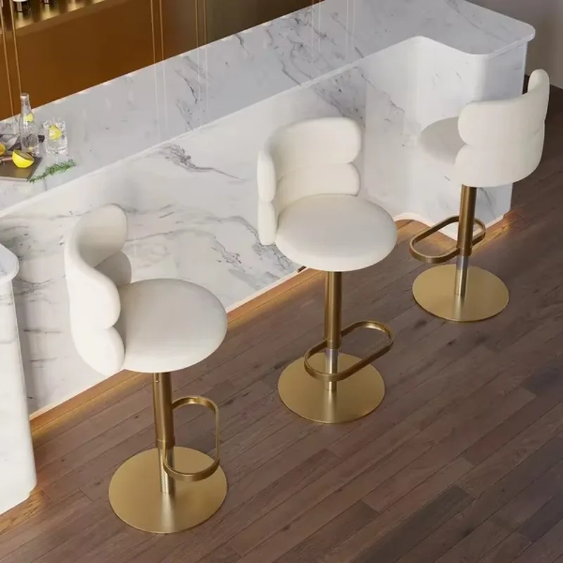 Modern Velvet Stool Bar Chair Black and Bar Stool Home Bar Table and Chair Set