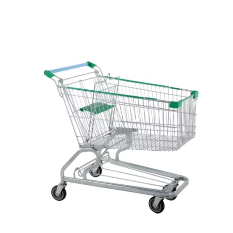 

Design shopping trolley supermarket with elevator wheel 60l with seat