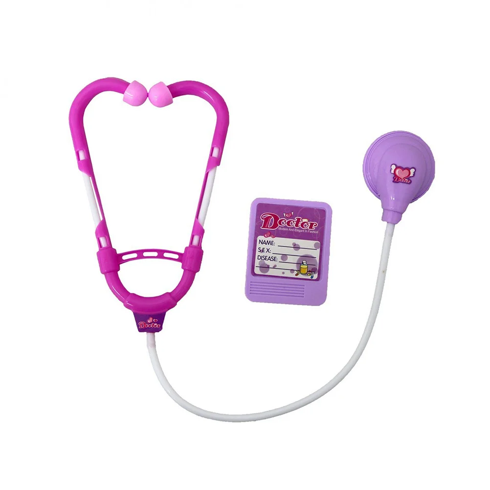 Ensemble de jouets de médecin pour tout-petits, kit médical, jeu de simulation, puzzle dos violet, 14 pièces