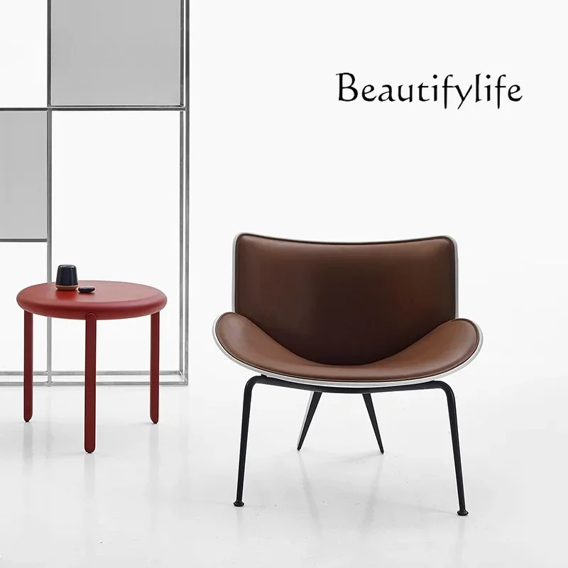 X Single Sofa Chair, Medieval Style Living Room Small Apartment Reception Negotiation Area Designer Sofa Chair