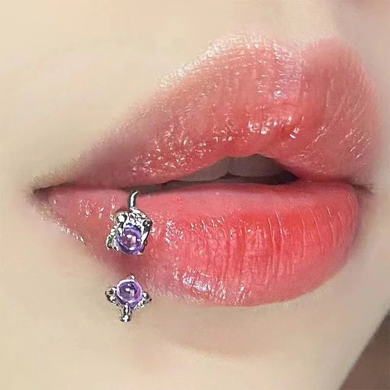 Dragon's Claw Lip Piercing Ring, Titanium Steel