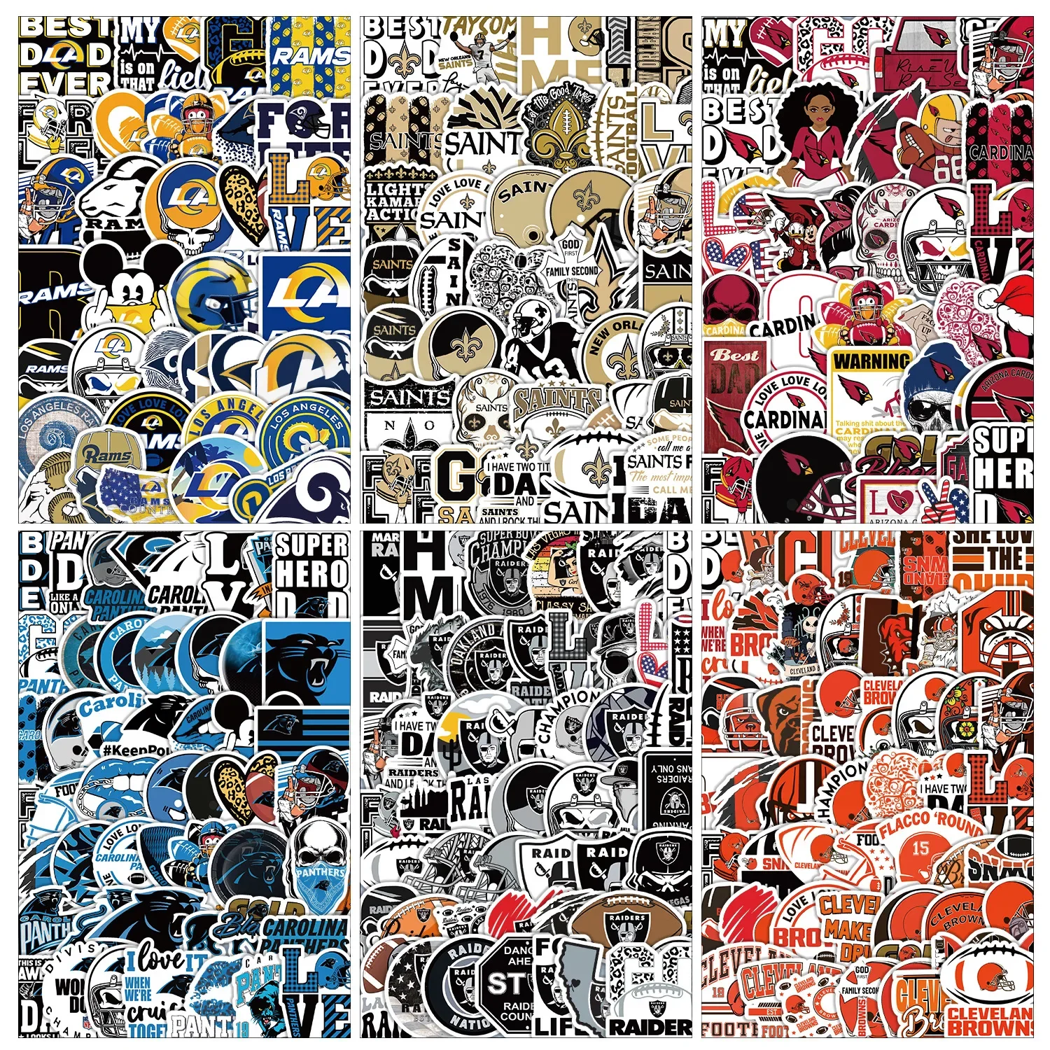 50 Stuks Rugby Team Graffiti Skateboard Computer Decoratie Waterdichte Sticker