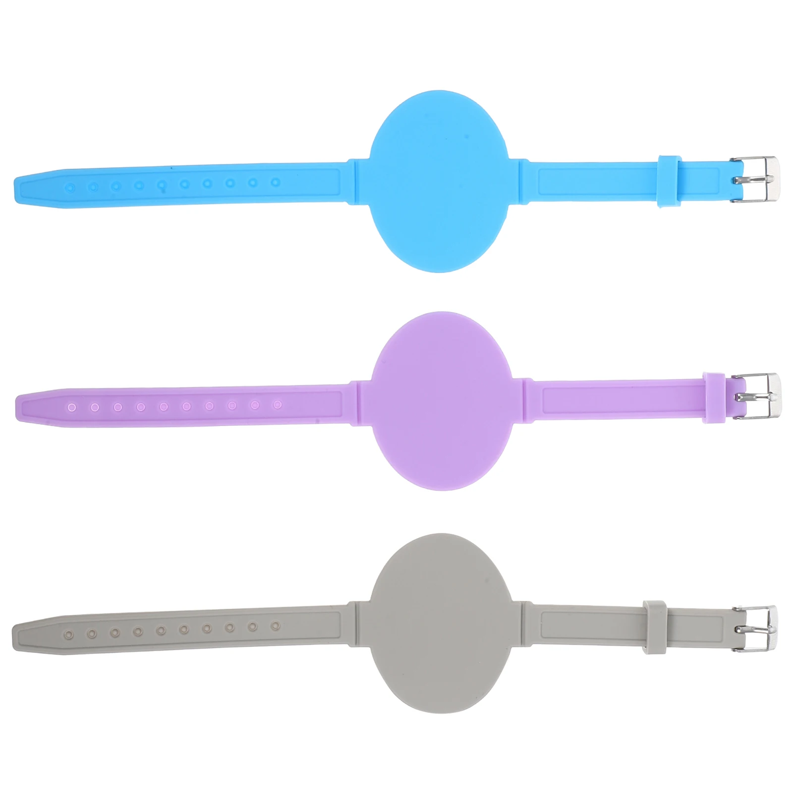 

3pcs Silicone Slap Reminder Bracelet Reusable Memo Wristband Writable Notepad Task List Organizer Snap Bracelet For Adults Kids