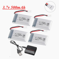 H31 Battery 3.7V 500mAh 752540 Lipo Battery And Charger For H107 H31 KY101 E33C E33 RC Drone Helicopter Spare Parts 3.7V Battery