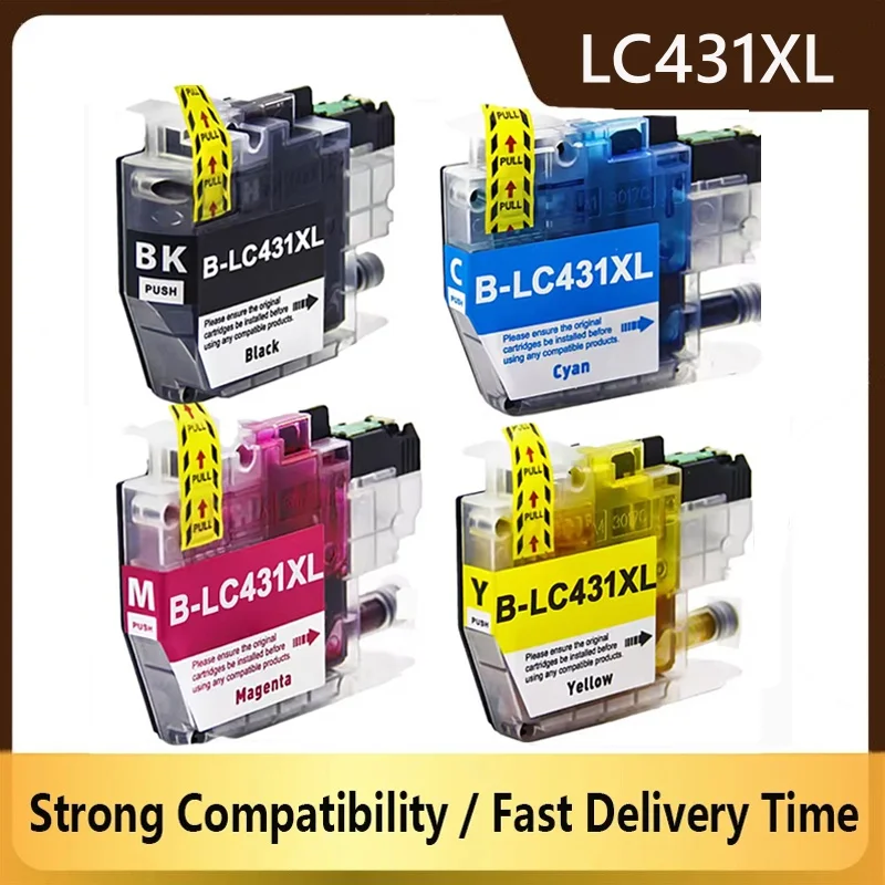 

LC431XL LC431 Compatible Ink Cartridge For Brother DCP-J1050DW DCP-J1140DW MFC-J1010DW Printer high Capacity