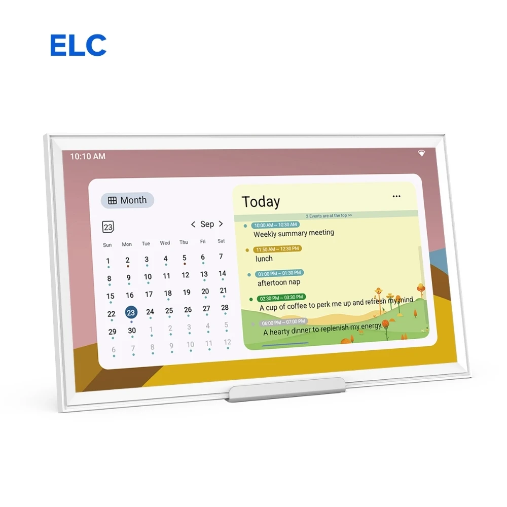 

21.5 Inch Digital Desktop Calendar Touch Screen Android 14 4+64GB 365 Day Smart Digital Calendar Display With Reminders/Clock