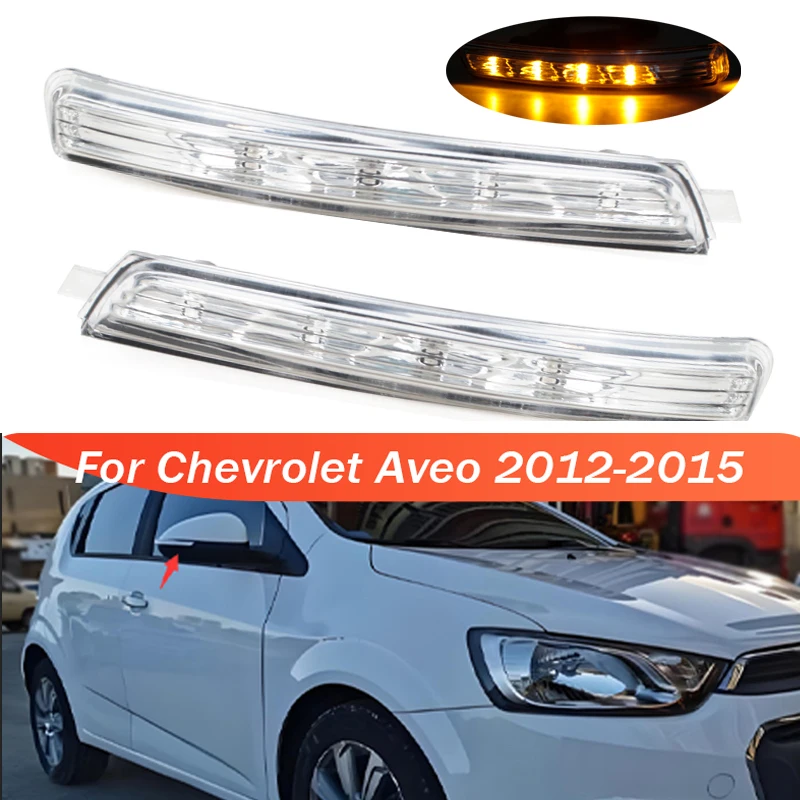 

Auto Accessories Car Led Turn Signal Rearview Mirror Lights For Chevrolet Aveo 2012 2013 2014 2015