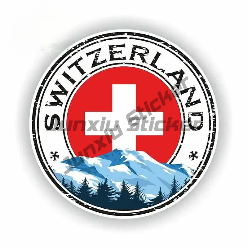 Switzerland Fine Decal Vinyl Car Wrap Stickers Accessories Scratch-Proof Campervan For Waterproof PVC Decals