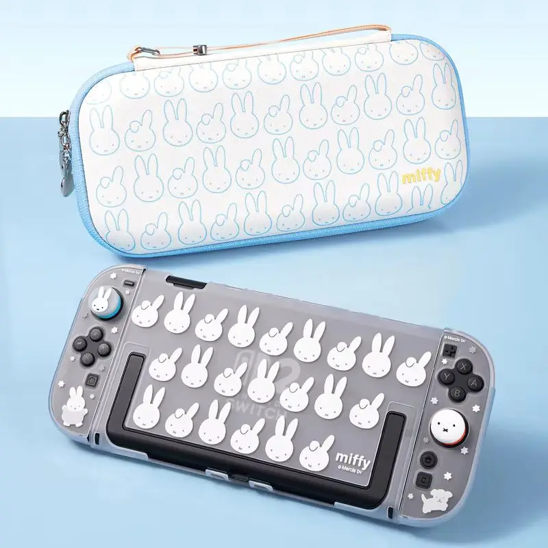 

Miffy Co-Branded Nintendo Switch 2 Carrying Case Shockproof Protective Portable Travel Storage Bag
