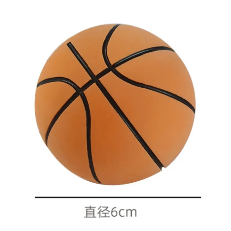 1Pcs 6cm Squeeze Ball Toy Football Basketball Tennis Soft Rubber Anti Stress Baseball Tennis Toys for Kids Children Sensory Toys