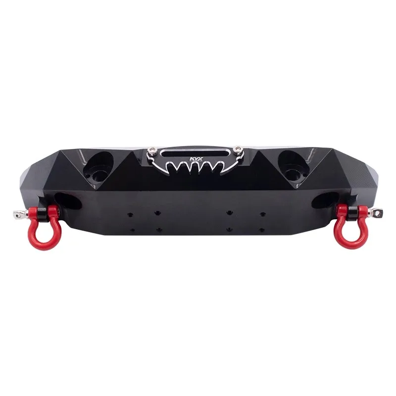 KYX Blade Alloy Front Bumper with Light for 1/10 Crawler Wrangler SCX10-II 90046