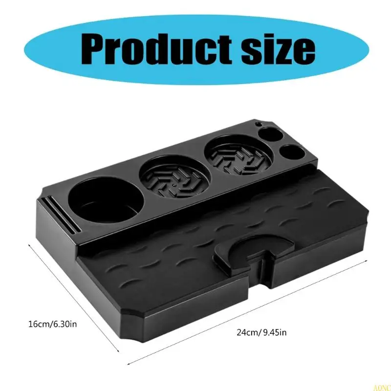 Estación manipulador café A0NC Estación tampos ABS multifunción Café Tamping Stand Textura ABS Presente para amantes