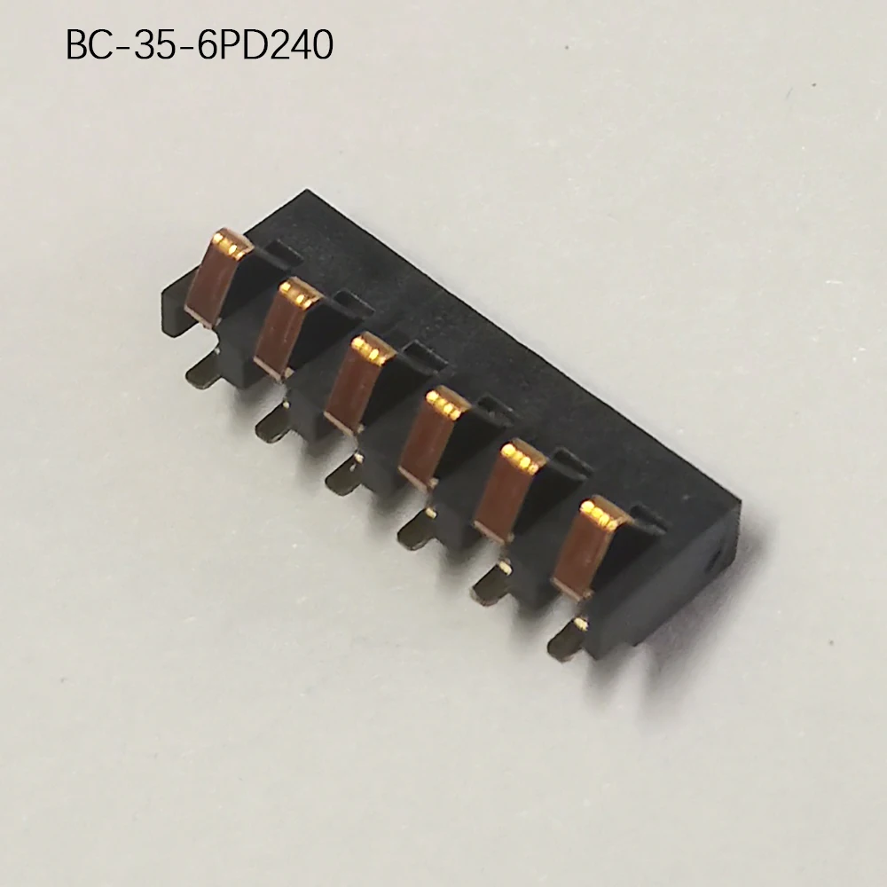 5 Stück B-35 B-45 B-70 Batterie-Federkontaktverbinder 2 3 4 5 6 7 Pin 4mm 4,25mm 2,54mm Rastermaß Batterie-Kontaktbuchse – Detail 23