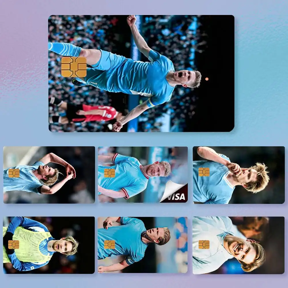 K-Kevin de Bruyne  Credit Card HD Stickers Premium matte film effectively prevents fingerprints and daily abrasion.