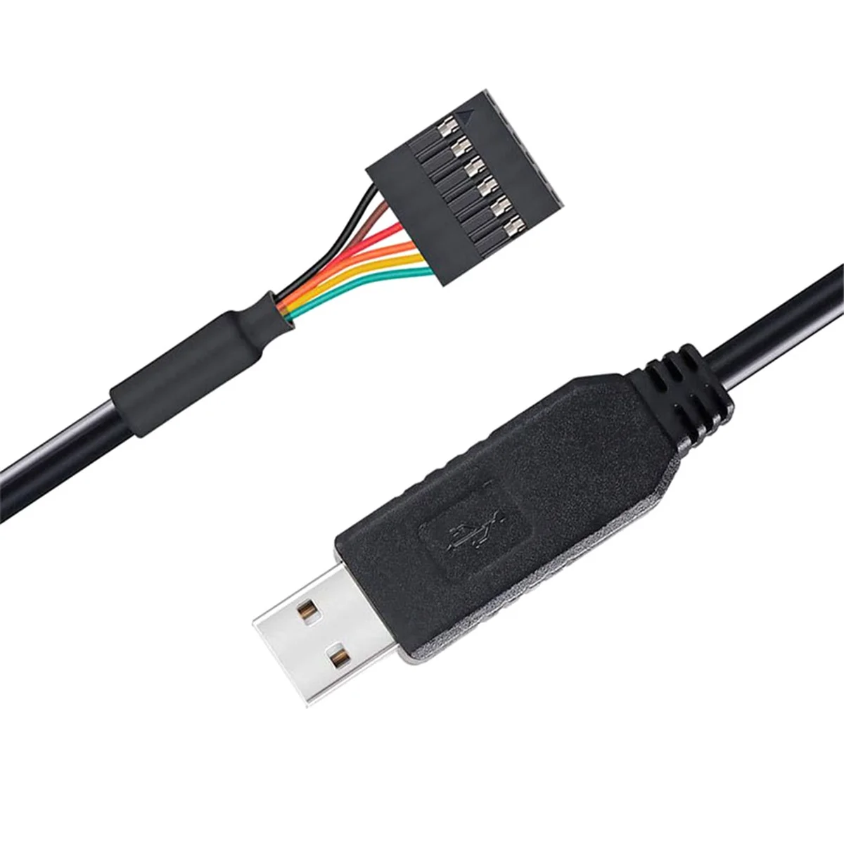 6Pin TTL-232R-3V3 FT232 USB 2.0 إلى TTL 5V 3.3V تحميل وحدة محول كابلات التصحيح ل