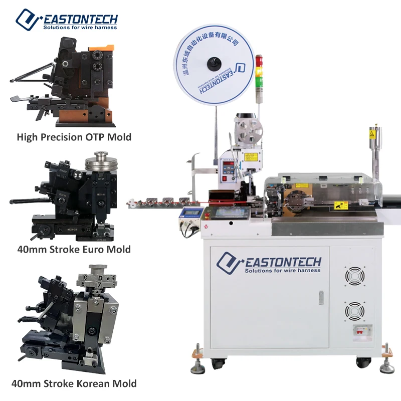 Fully Automatic Single End Wire Cutting & Stripping Machine EW-22G with Tinning Function