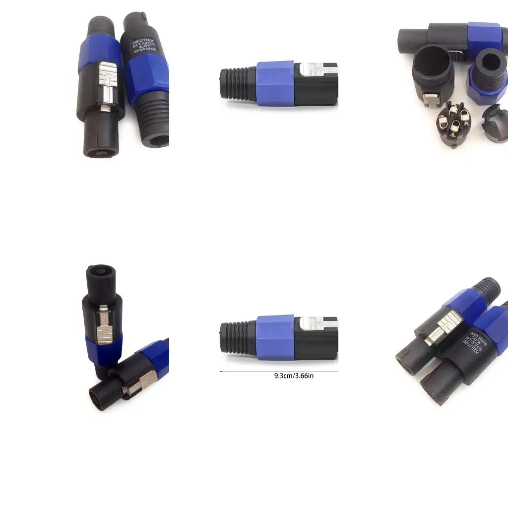 

Профессиональный кабельный разъем Speakon для 4-полюсного адаптера NL4FC Speakon