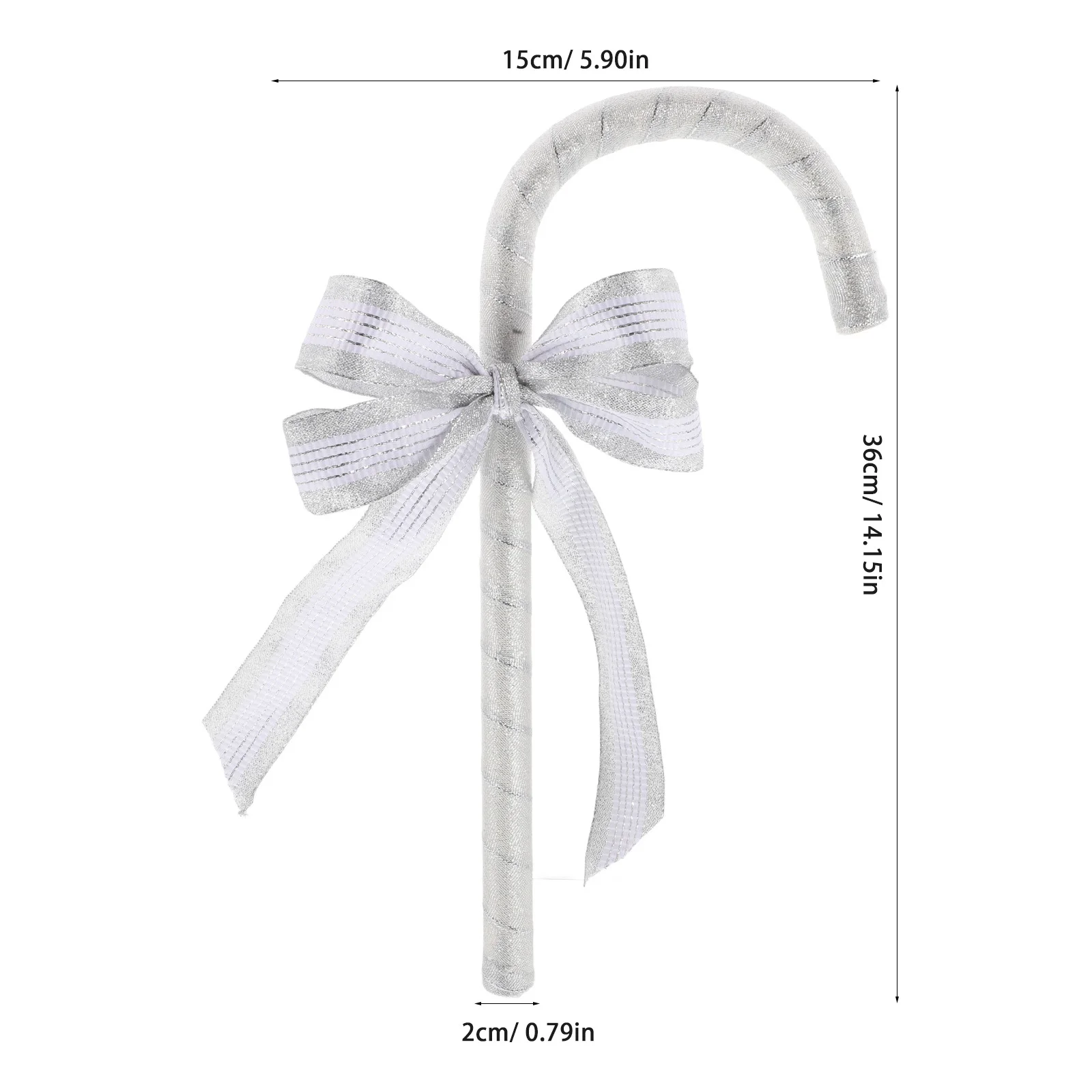 Laska z kokardą dla dzieci, kostium księżniczki, różdżka, dekoracja na Boże Narodzenie, Walentynki, plastikowa laska do tańca, srebrna