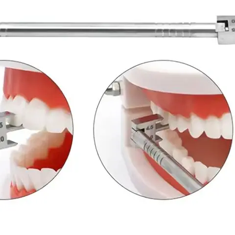 

1Pcs Dental Bracket Adjustable Positioner Gauge Stainless Steel Rod Gauge Height Bracket Locator Dentist Instrument Equipment